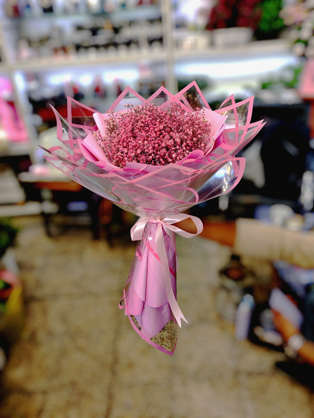 خرید دسته گل ژیپسوفیلا سفید با ارسال رایگان در ارومیه