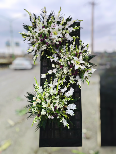 تاج گل ترحیم سه طبقه مجلل مارال گل ارومیه