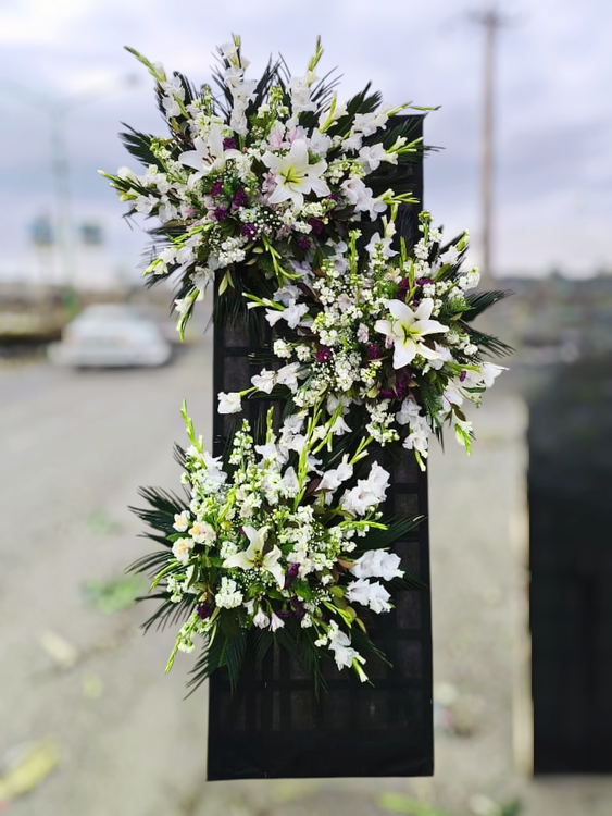 تاج گل ترحیم سه طبقه مجلل مارال گل ارومیه