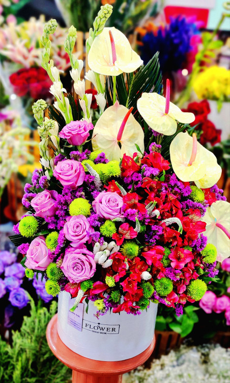 قیمت باکس گل خواستگاری لاکچری در ارومیه با ارسال رایگان